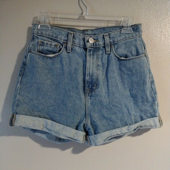 BDG Pants - BDG Womens Jean Shorts Size 26 W Blue Mom High Ris